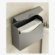 Sanitary Napkin Receptacle,Wall Mounted Tampon Holder Stainless Steel Sanitary Napkin Disposal Receptacle Sanitary Bins for Odor Free Bathroom Home Restroom(1 Pc)